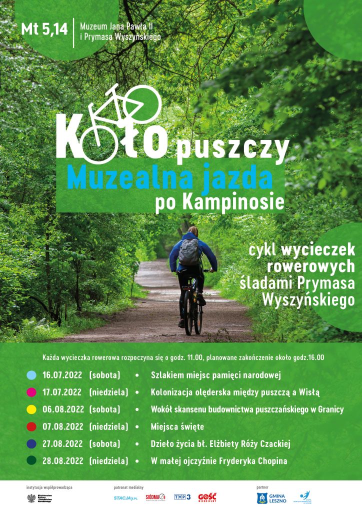 Cykl wycieczek rowerowych po Puszczy Kampinoskiej